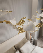 Ucareth Metal Leaf Pendant Light - Lamp Outdoor