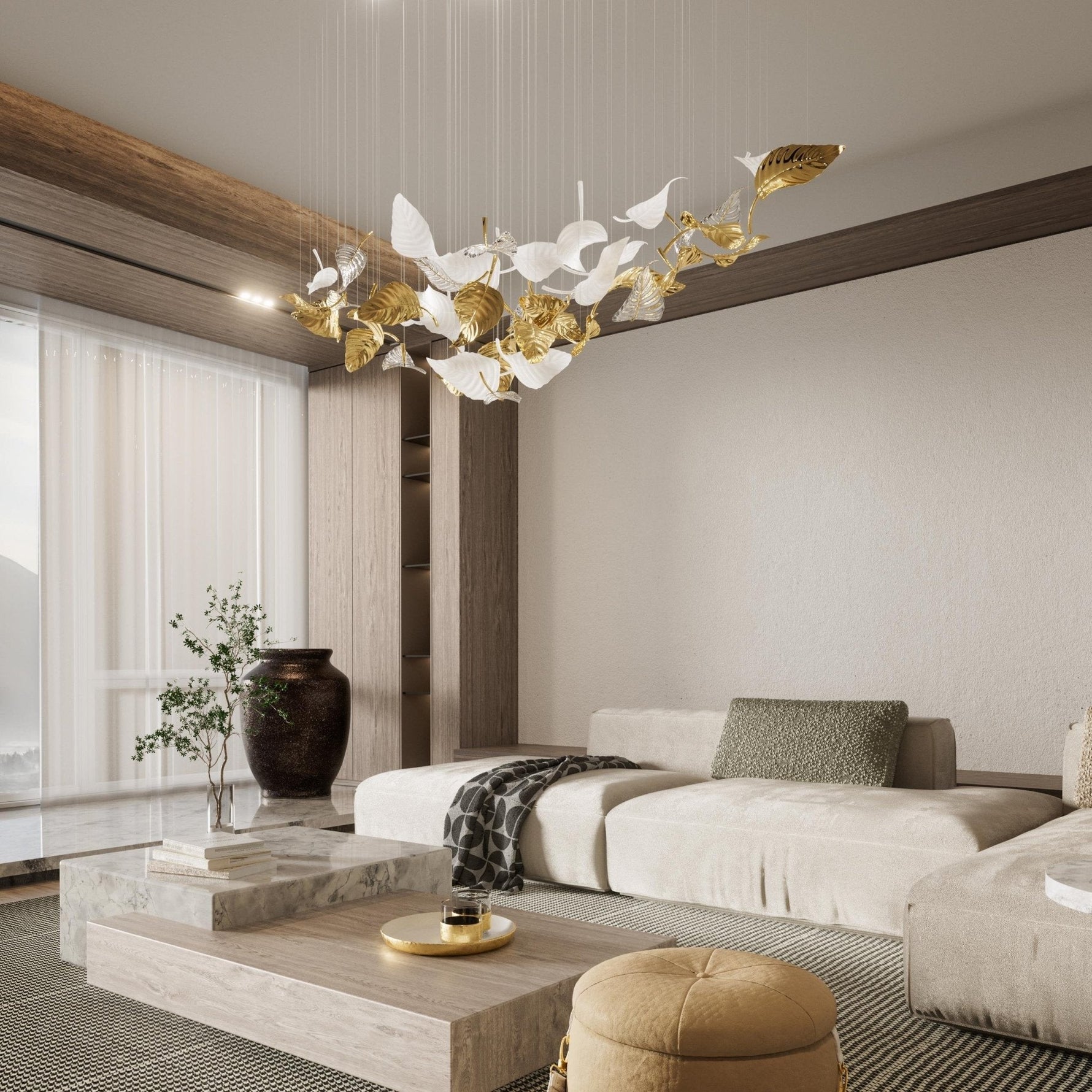 Ornorel Luxurious Glass Pendant Light - Lamp Outdoor