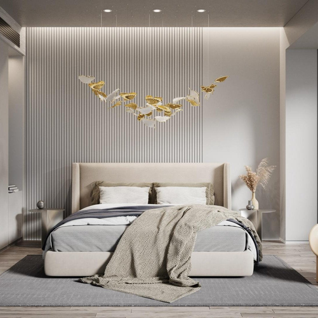 Ucareth Metal Leaf Pendant Light - Lamp Outdoor