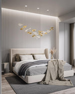 Ucareth Metal Leaf Pendant Light - Lamp Outdoor
