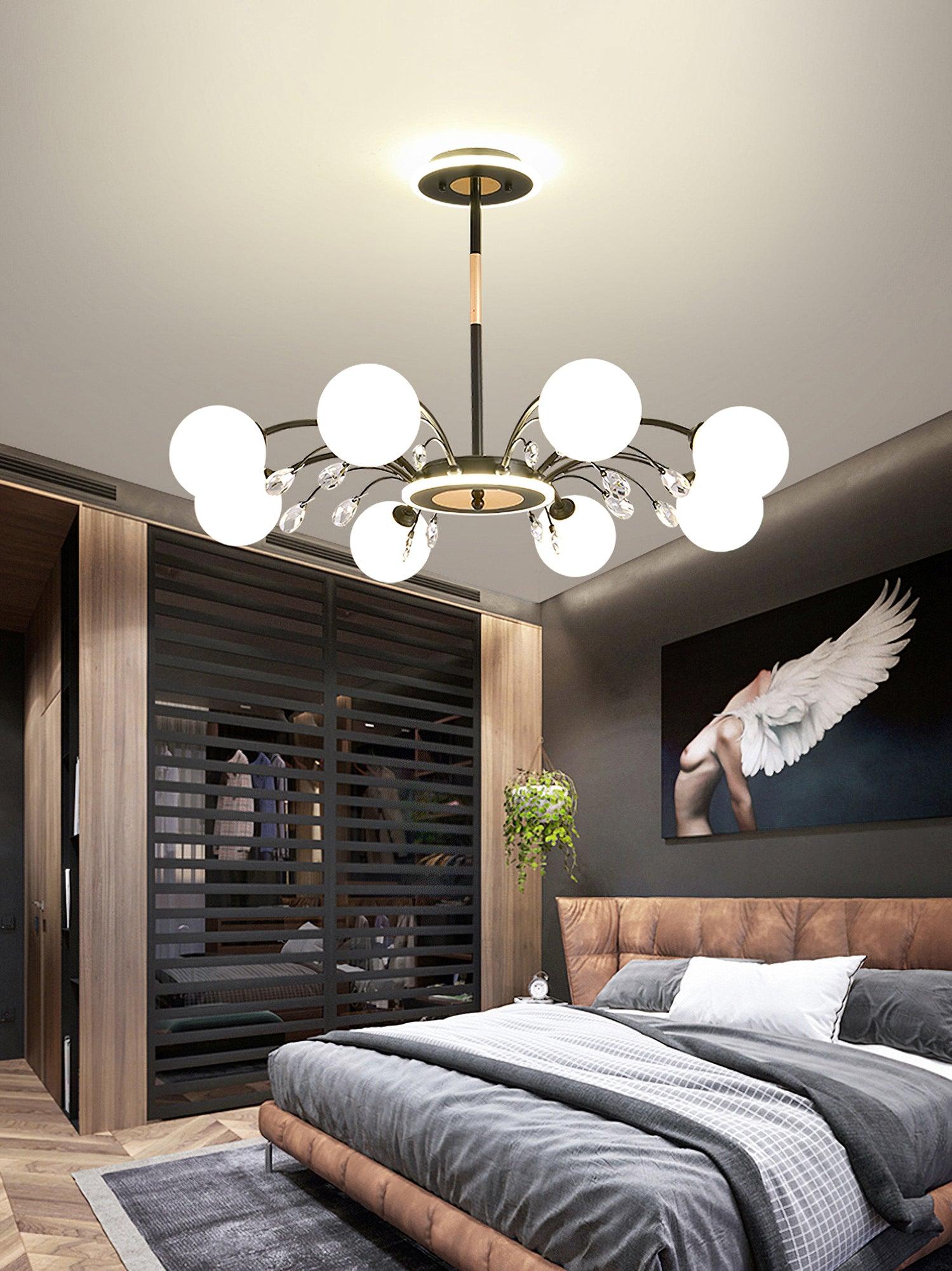 Glamorous Glass Raindrop Chandeliers - Lamp Outdoor
