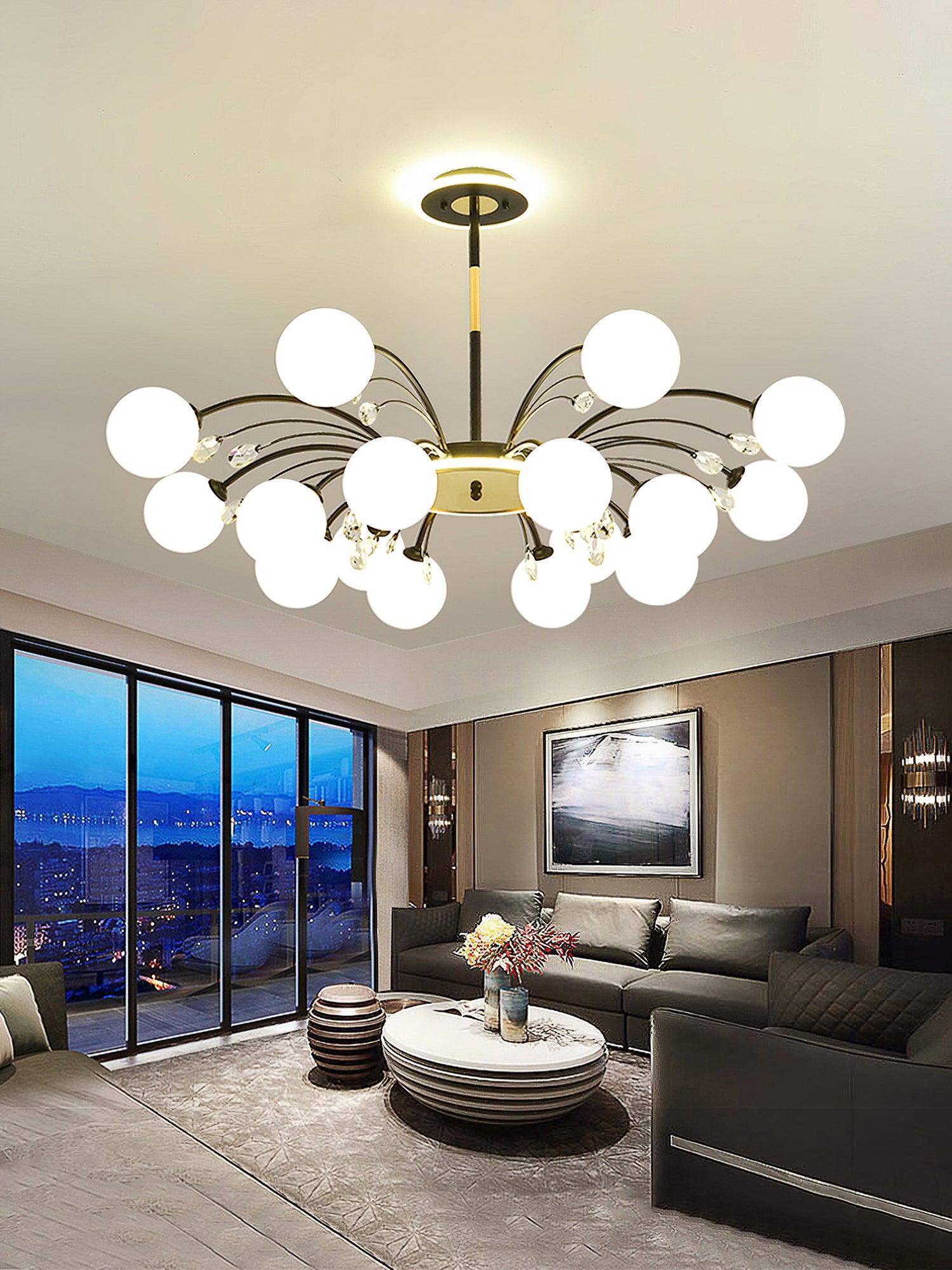 Glamorous Glass Raindrop Chandeliers - Lamp Outdoor