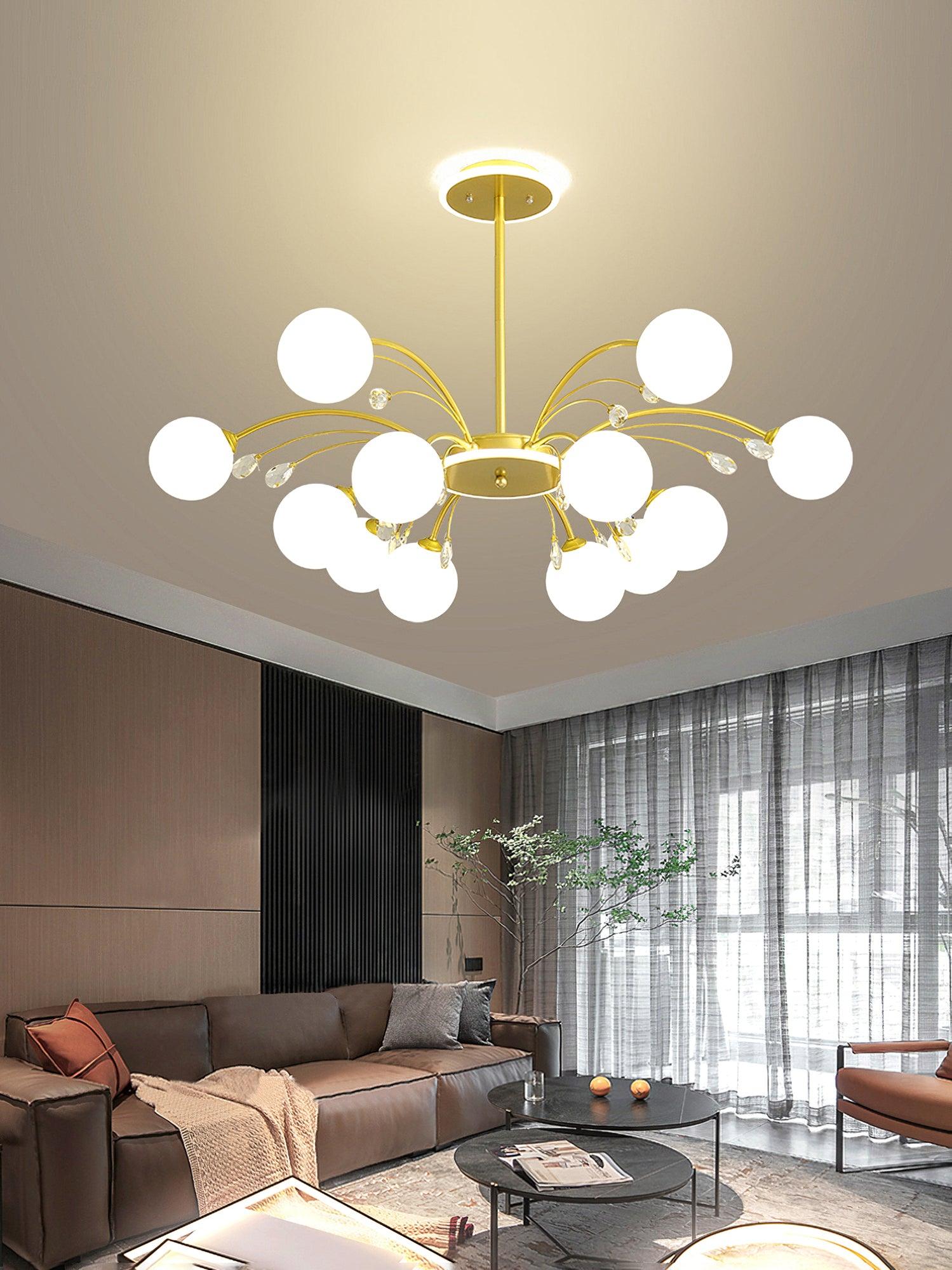 Glamorous Glass Raindrop Chandeliers - Lamp Outdoor