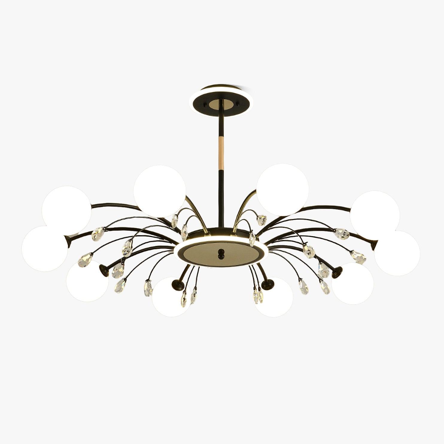 Glamorous Glass Raindrop Chandeliers - Lamp Outdoor