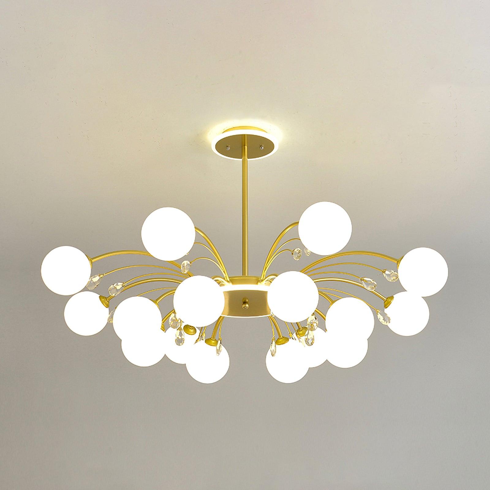 Glamorous Glass Raindrop Chandeliers - Lamp Outdoor