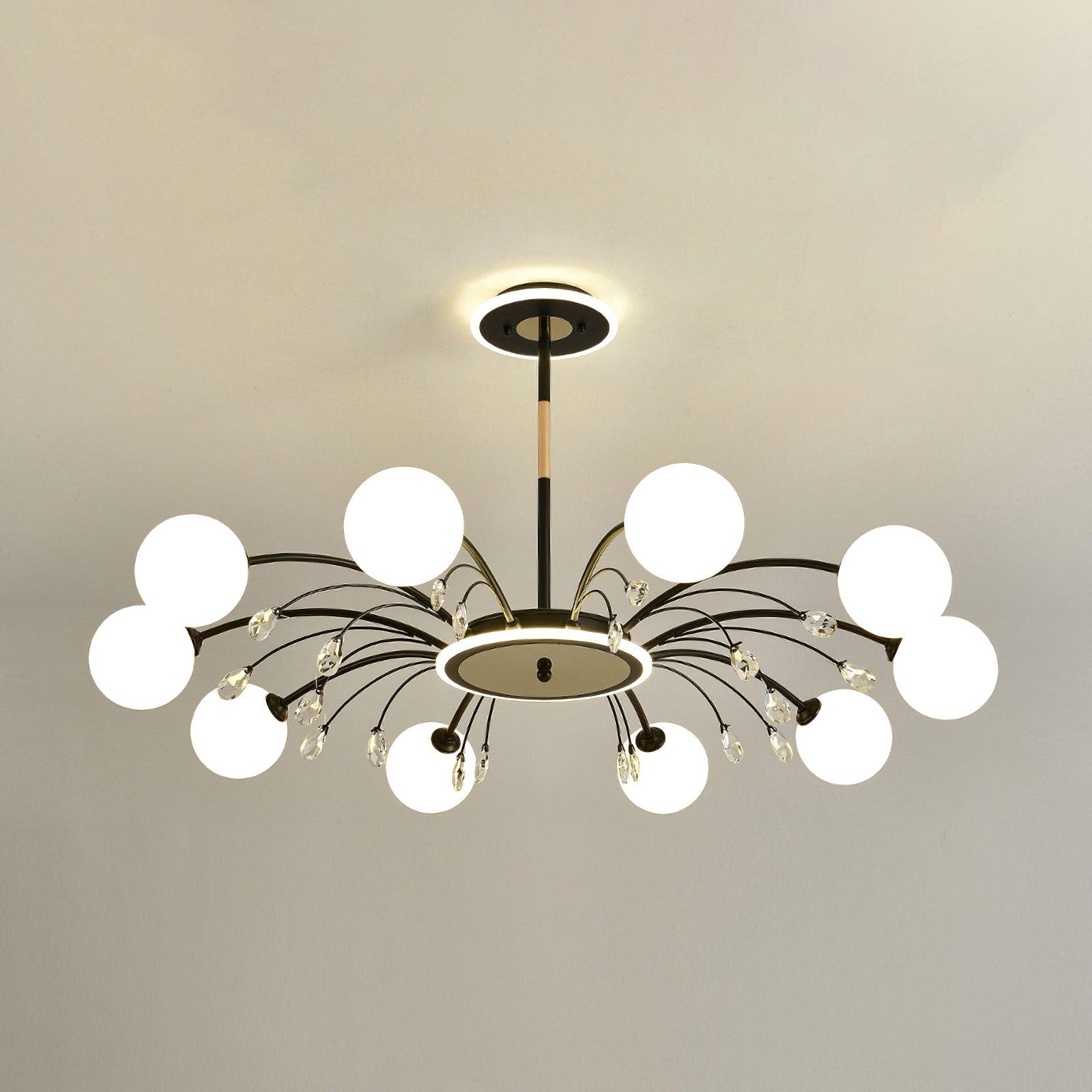 Glamorous Glass Raindrop Chandeliers - Lamp Outdoor