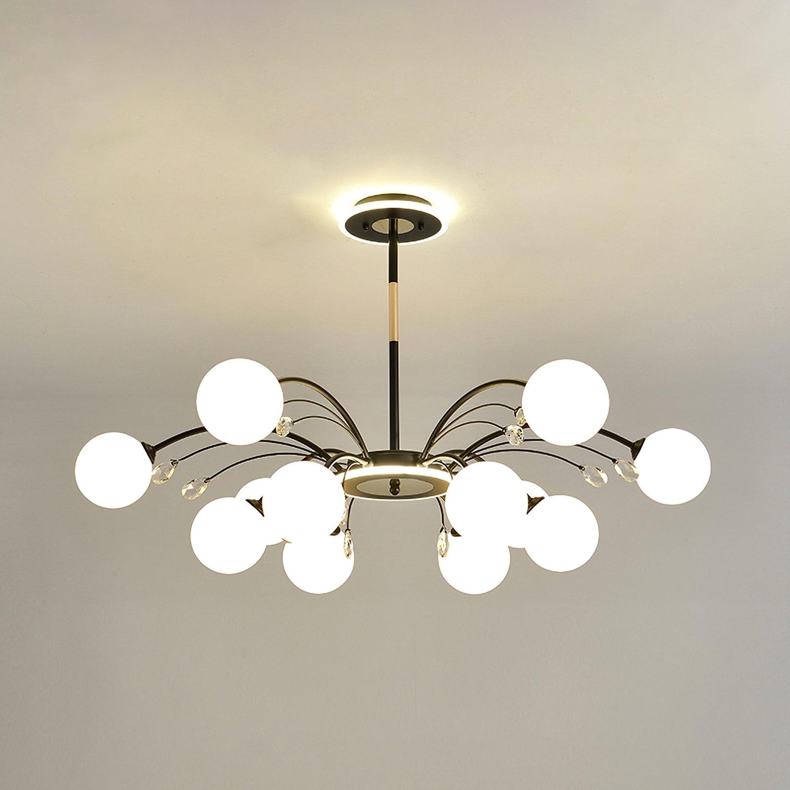 Glamorous Glass Raindrop Chandeliers - Lamp Outdoor