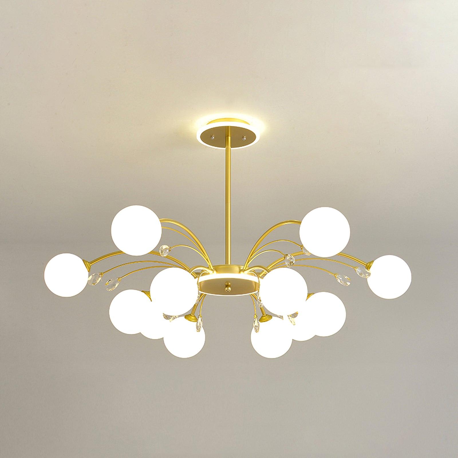 Glamorous Glass Raindrop Chandeliers - Lamp Outdoor