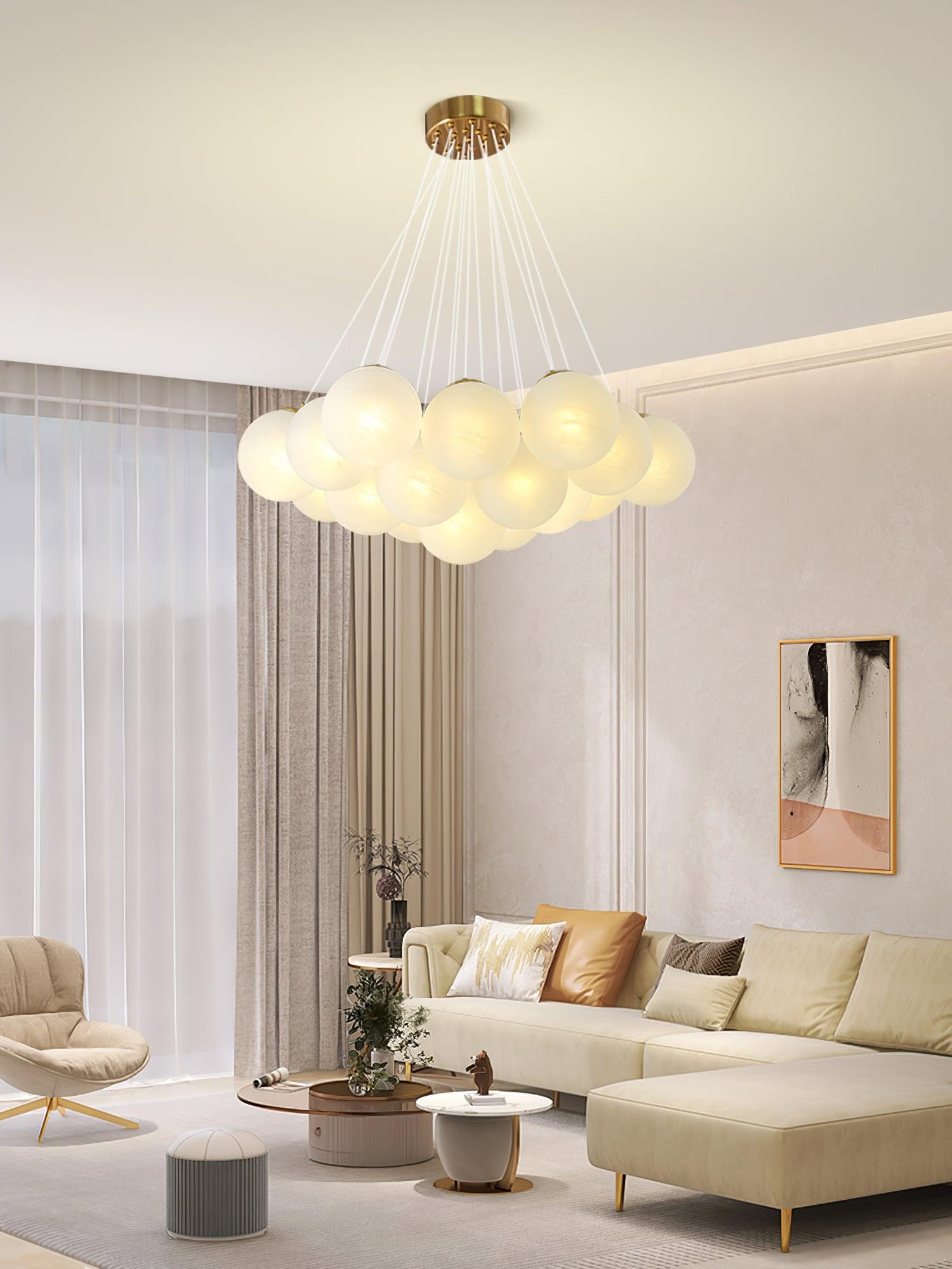 Glass Cluster Chandelier - Lamp Outdoor