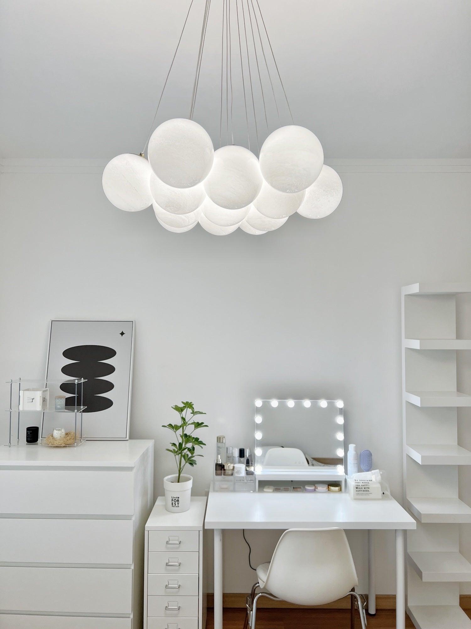 Glass Cluster Chandelier - Lamp Outdoor