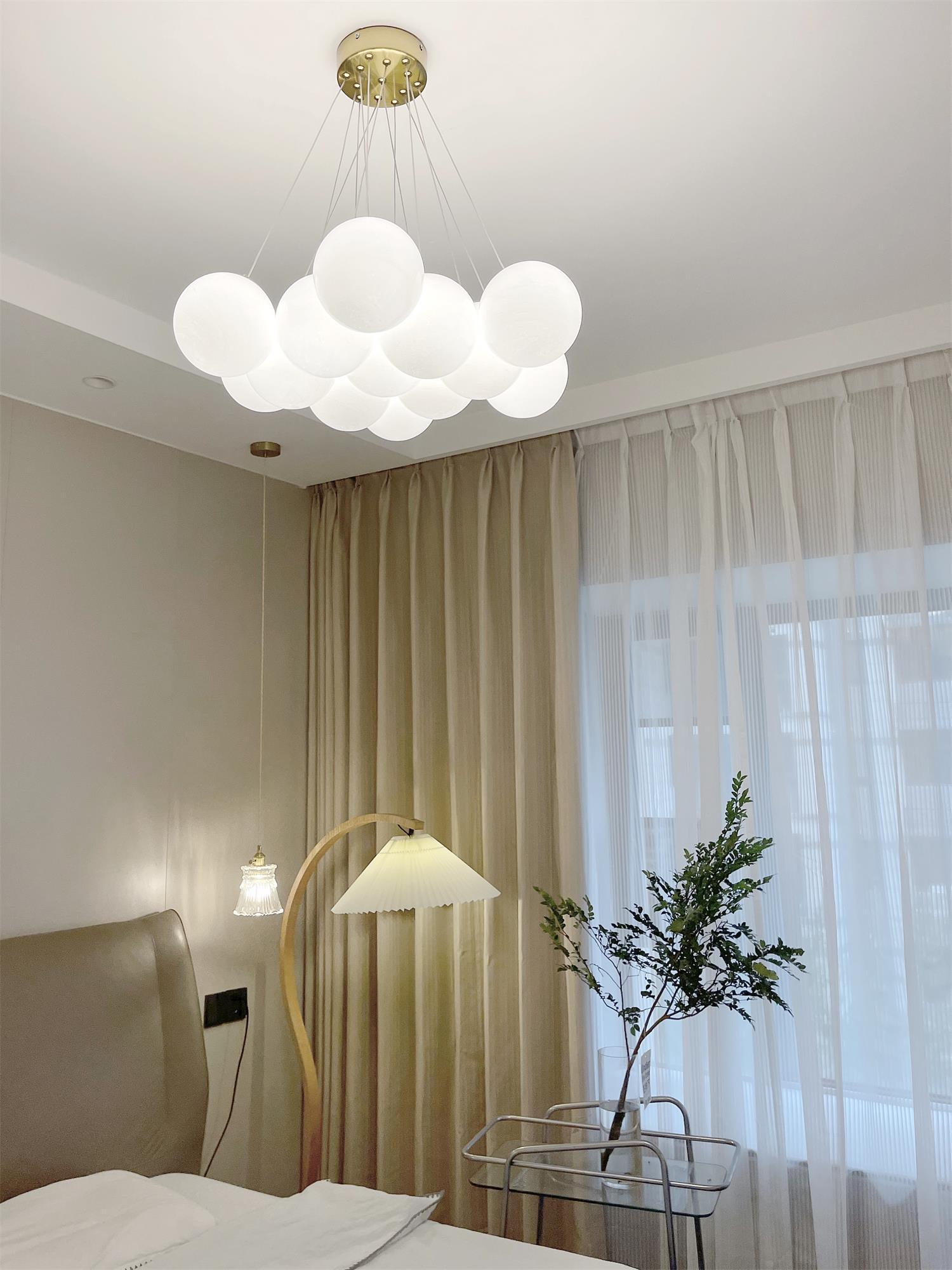 Glass Cluster Chandelier - Lamp Outdoor