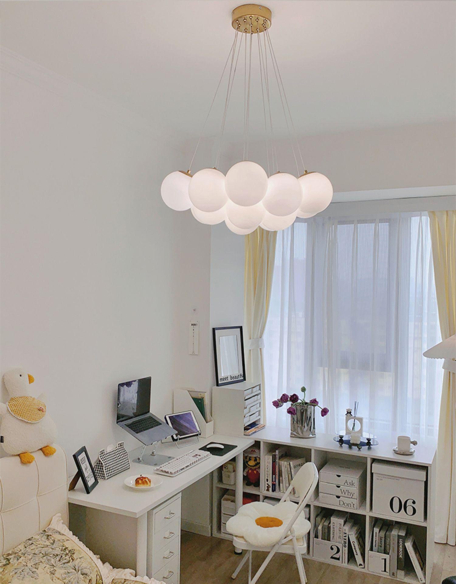 Glass Cluster Chandelier - Lamp Outdoor