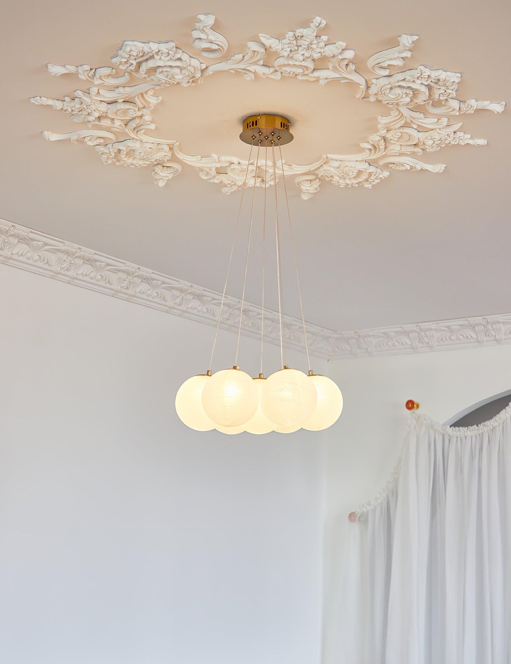 Glass Cluster Chandelier - Lamp Outdoor