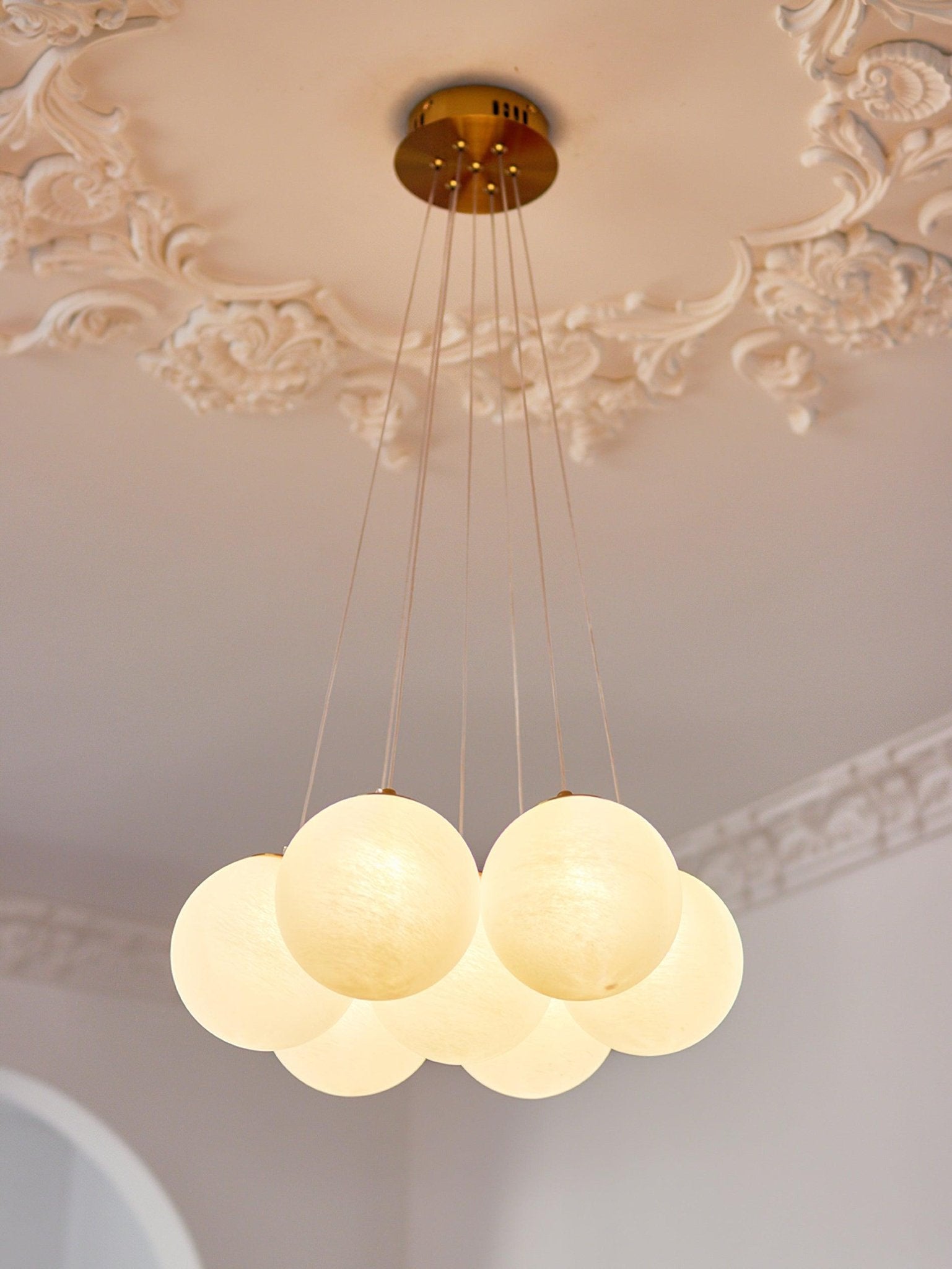 Glass Cluster Chandelier - Lamp Outdoor