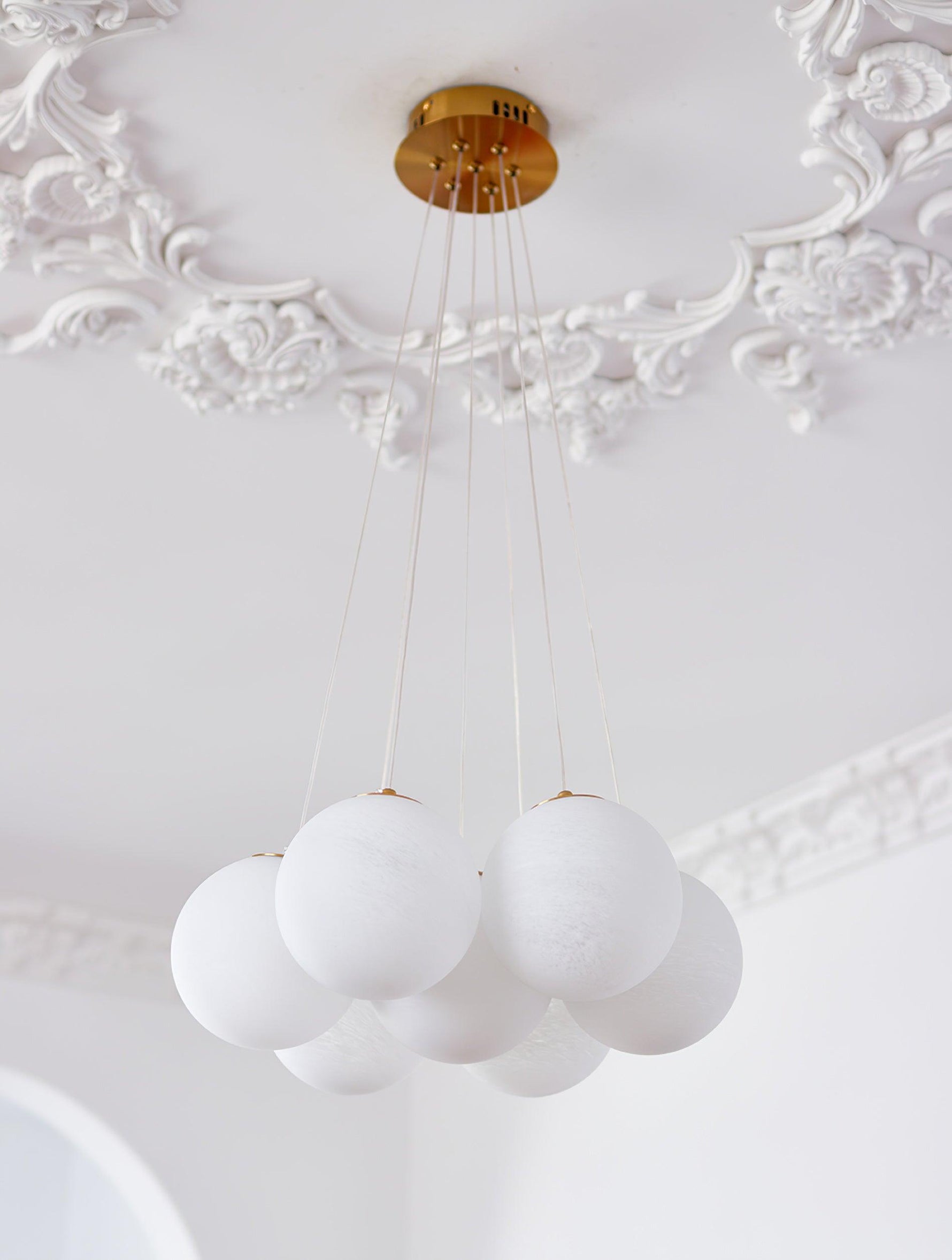 Glass Cluster Chandelier - Lamp Outdoor
