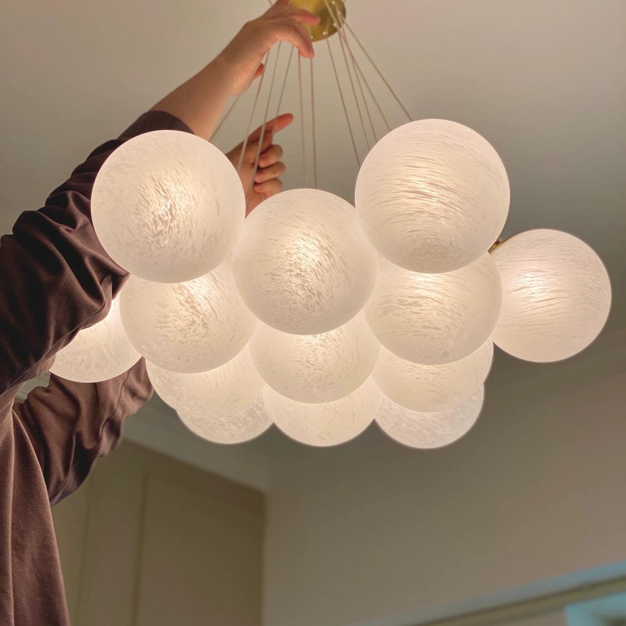 Glass Cluster Chandelier - Lamp Outdoor