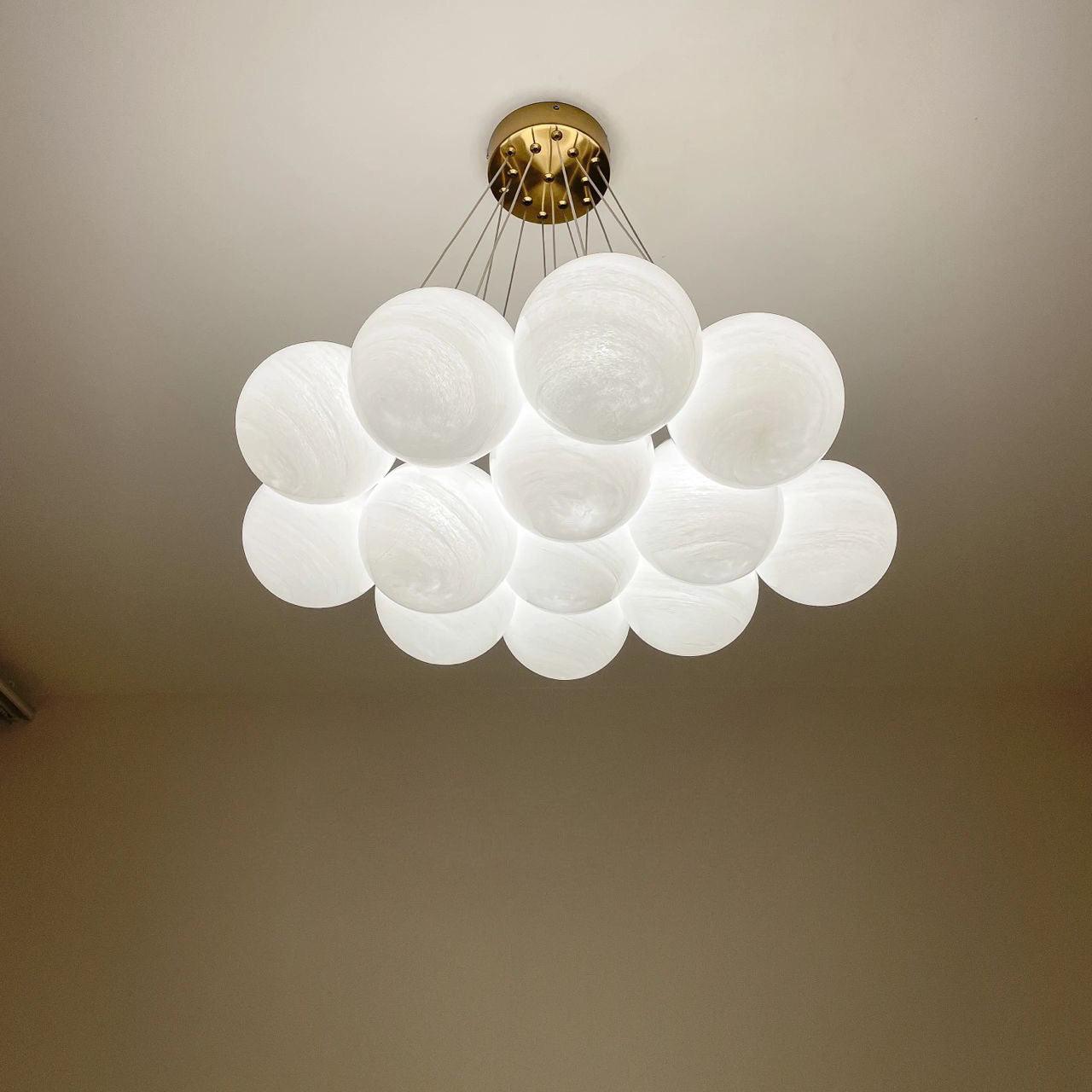 Glass Cluster Chandelier - Lamp Outdoor