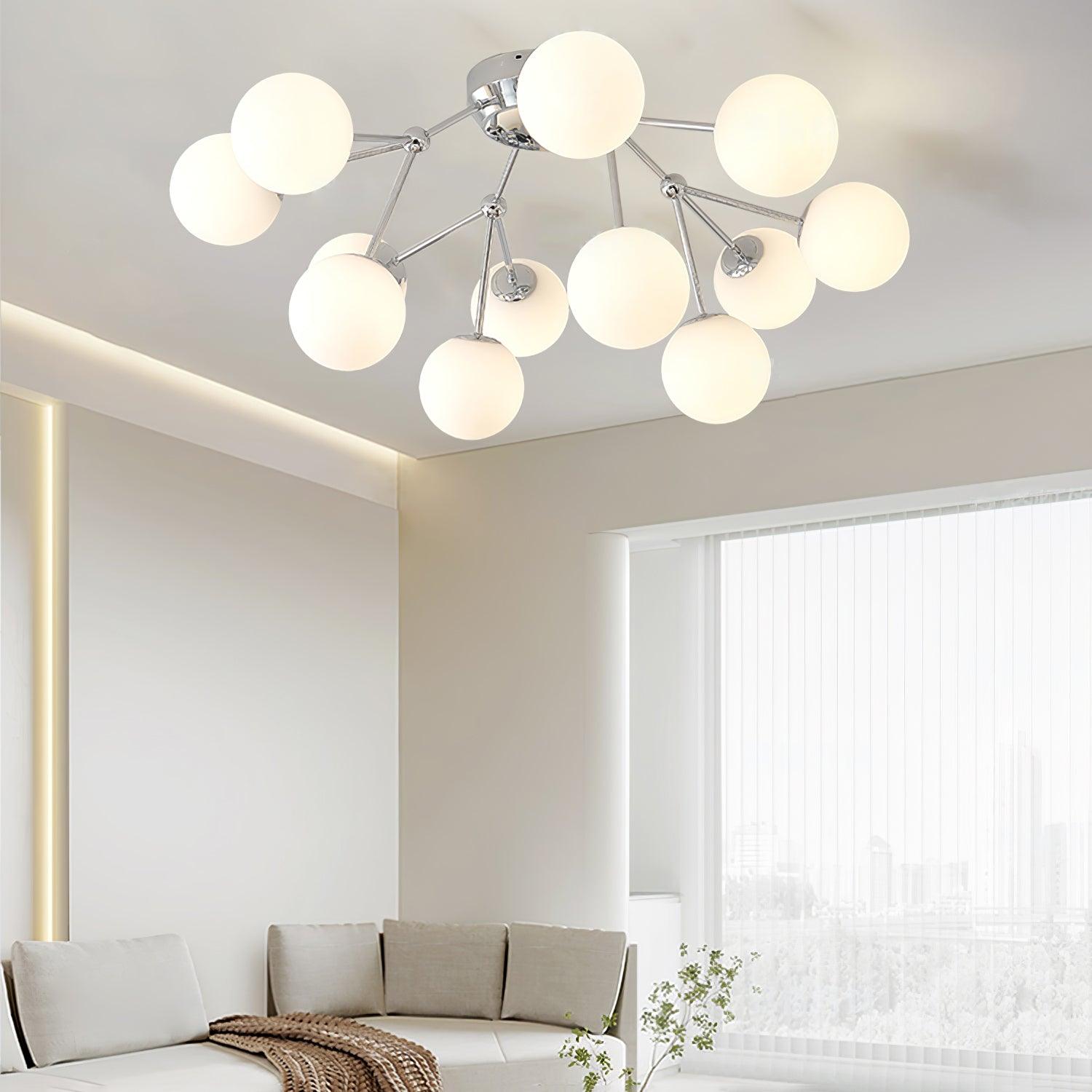 Olivia Luxury Glass Ceiling Lamp - Lamp Outdoor