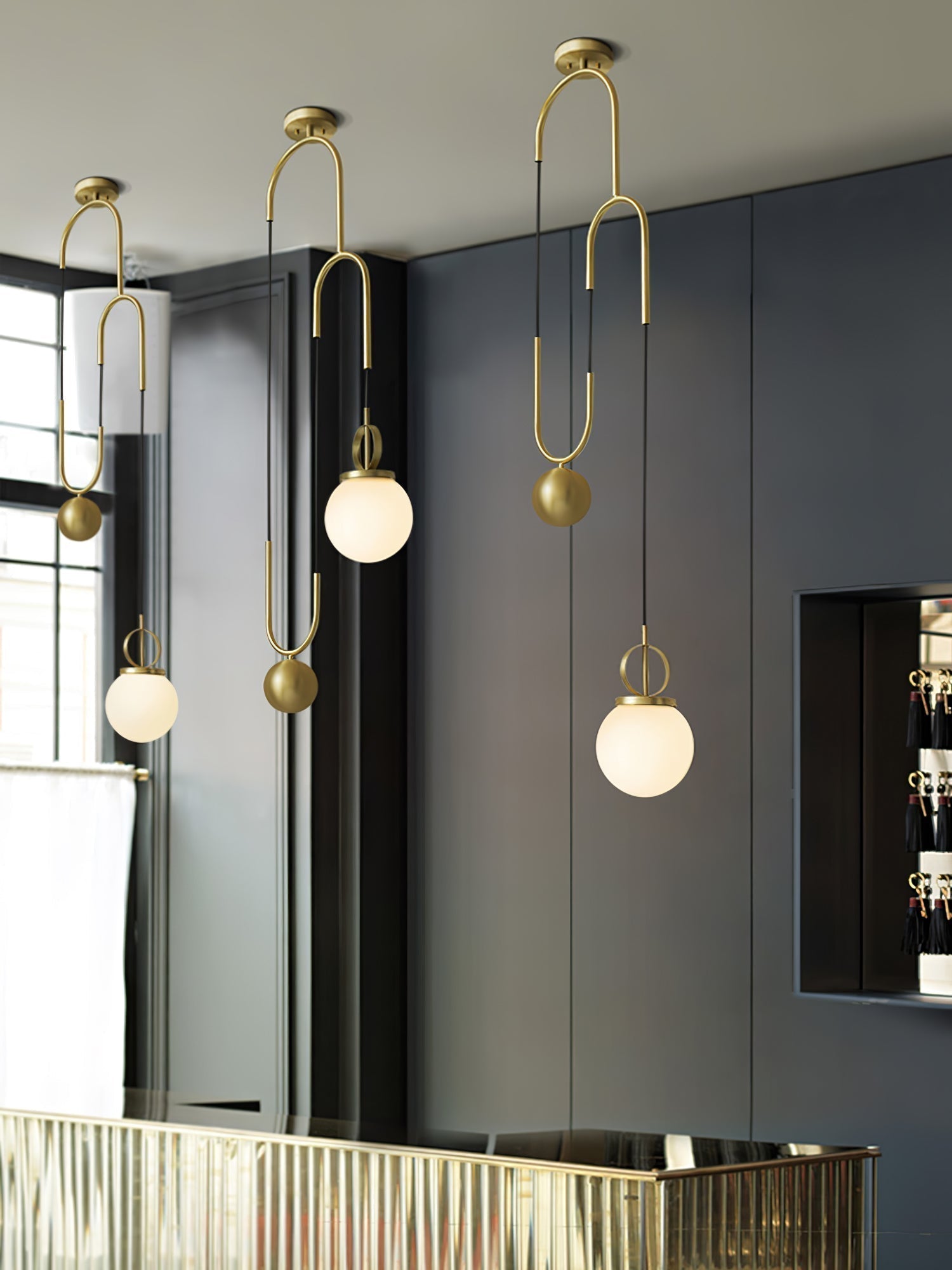 Glass Ball Pendant Lamp - Lamp Outdoor