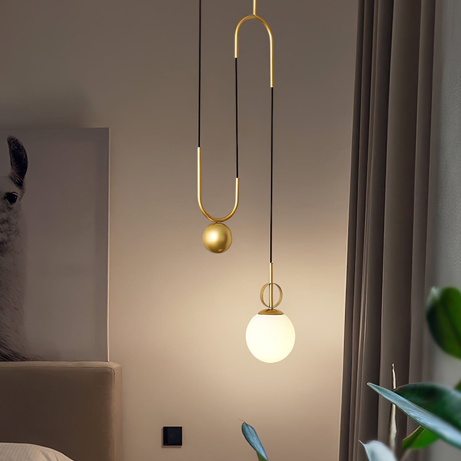 Glass Ball Pendant Lamp - Lamp Outdoor