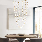 Pearlene Beaded Metal Chandelier - Lamp Outdoor