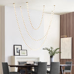 Pearlene Beaded Metal Chandelier - Lamp Outdoor
