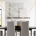 Pearlene Beaded Metal Chandelier - Lamp Outdoor