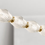 Pearlene Beaded Metal Chandelier - Lamp Outdoor