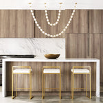 Pearlene Beaded Metal Chandelier - Lamp Outdoor
