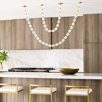 Pearlene Beaded Metal Chandelier - Lamp Outdoor