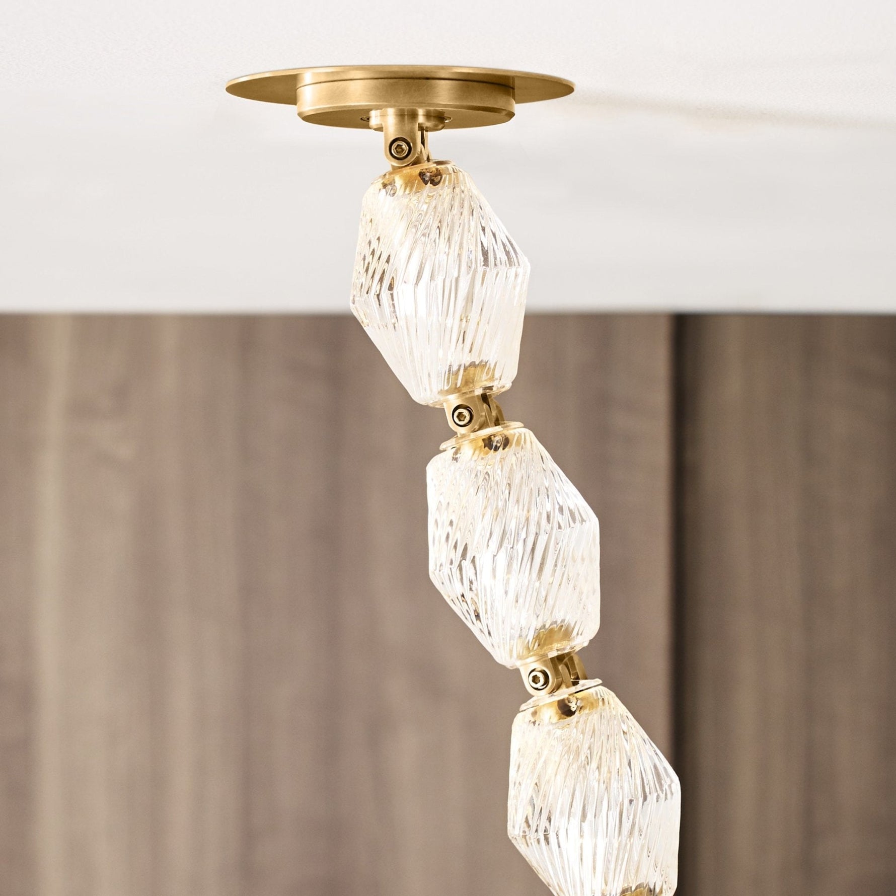 Pearlene Beaded Metal Chandelier - Lamp Outdoor