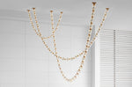 Pearlene Beaded Metal Chandelier - Lamp Outdoor