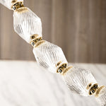 Pearlene Beaded Metal Chandelier - Lamp Outdoor