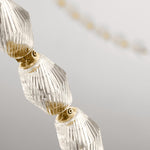 Pearlene Beaded Metal Chandelier - Lamp Outdoor