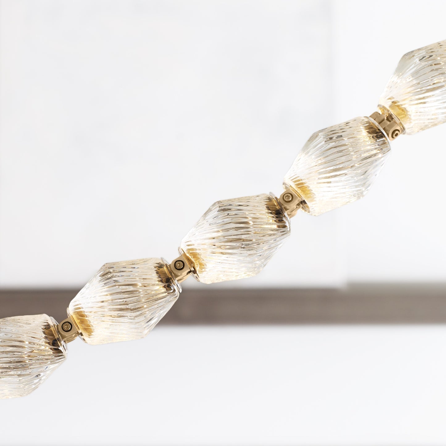 Pearlene Beaded Metal Chandelier - Lamp Outdoor