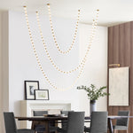 Pearlene Beaded Metal Chandelier - Lamp Outdoor