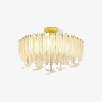 Glass Feather Ceiling Light - Lamp Outdoor