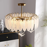 Glass Feather Ceiling Light - Lamp Outdoor