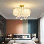 Glass Feather Ceiling Light - Lamp Outdoor
