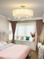 Glass Feather Ceiling Light - Lamp Outdoor