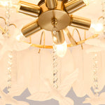 Glass Feather Ceiling Light - Lamp Outdoor