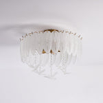 Glass Feather Ceiling Light - Lamp Outdoor