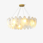 Glass Feather Chandelier - Lamp Outdoor