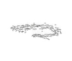 Aetherial Glass Leaf Chandelier - Lamp Outdoor