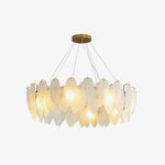 Glass Feather Chandelier - Lamp Outdoor
