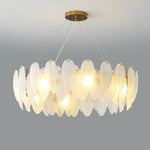 Glass Feather Chandelier - Lamp Outdoor