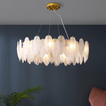 Glass Feather Chandelier - Lamp Outdoor