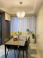 Glass Feather Chandelier - Lamp Outdoor