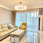 Glass Feather Chandelier - Lamp Outdoor