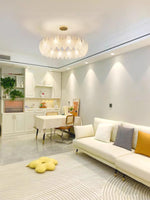 Glass Feather Chandelier - Lamp Outdoor